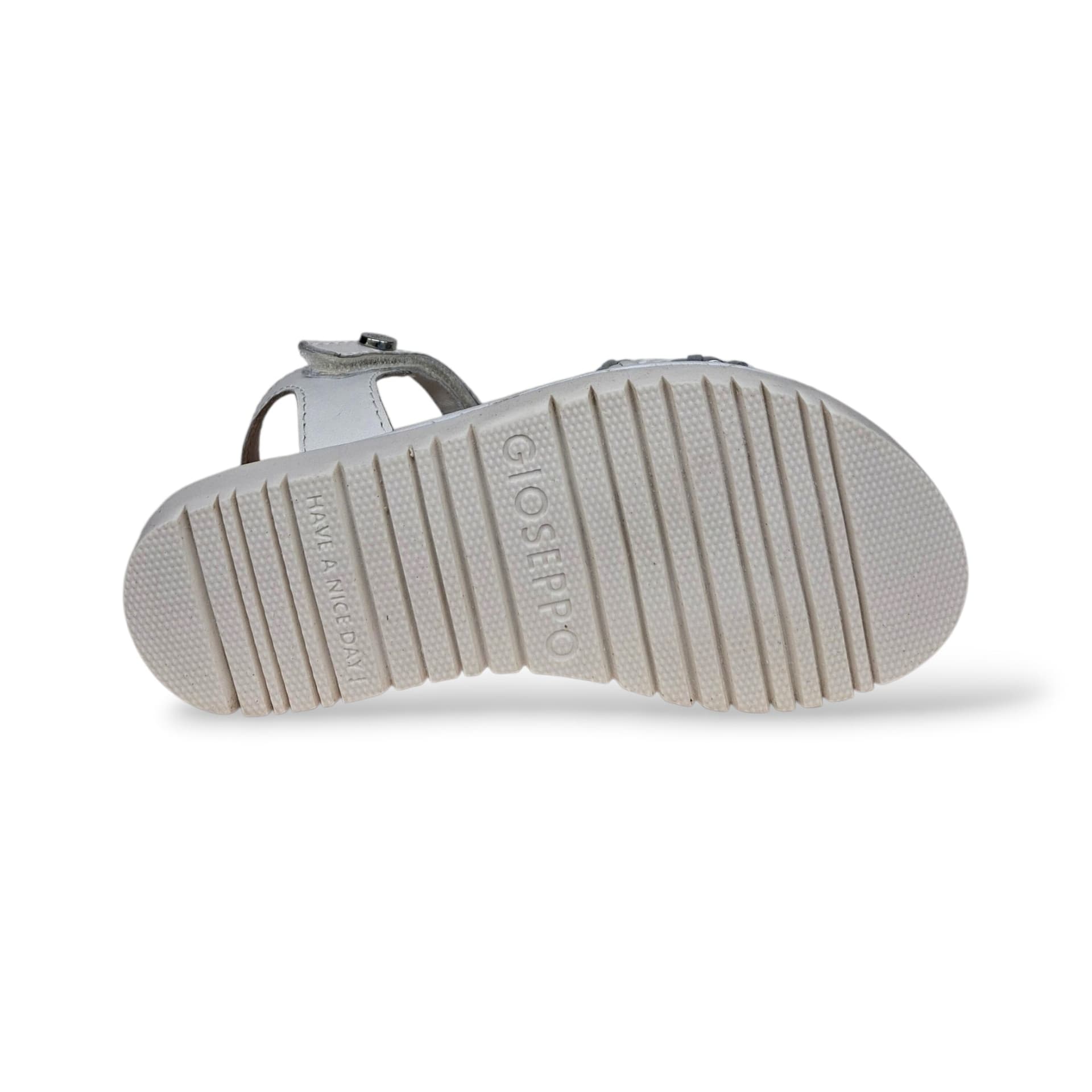 Sandali Bambina GIOSEPPO MAHIU 78894 – Bianco in Pelle | Velcro per Cerimonia e Uso Quotidiano - 5