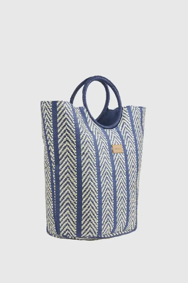 Borsa mare in paglia motivo spinato | Verde Fashion - 4
