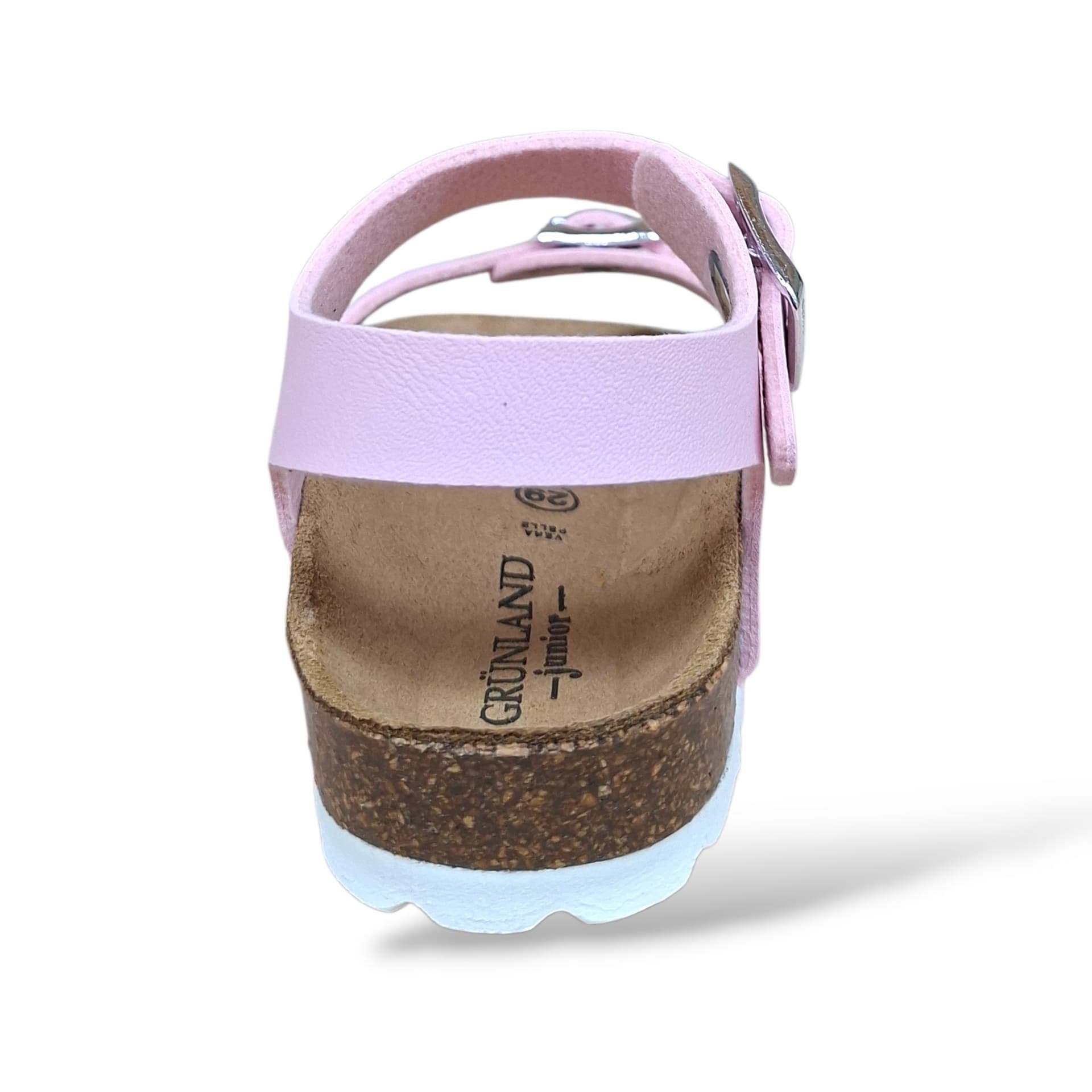 Sandalo Bio Sughero Bambine e Ragazze Grunland Junior Luce Rosa – Fibia Sottopiede Sughero EVA - 3