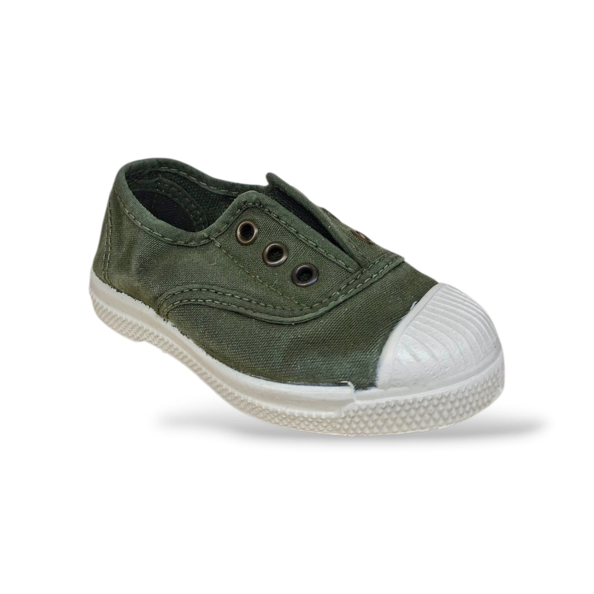 Sneakers Bambini Natural World 470 Verdone Elastico – Scarpe Vegane Traspiranti Primavera Estate - 2