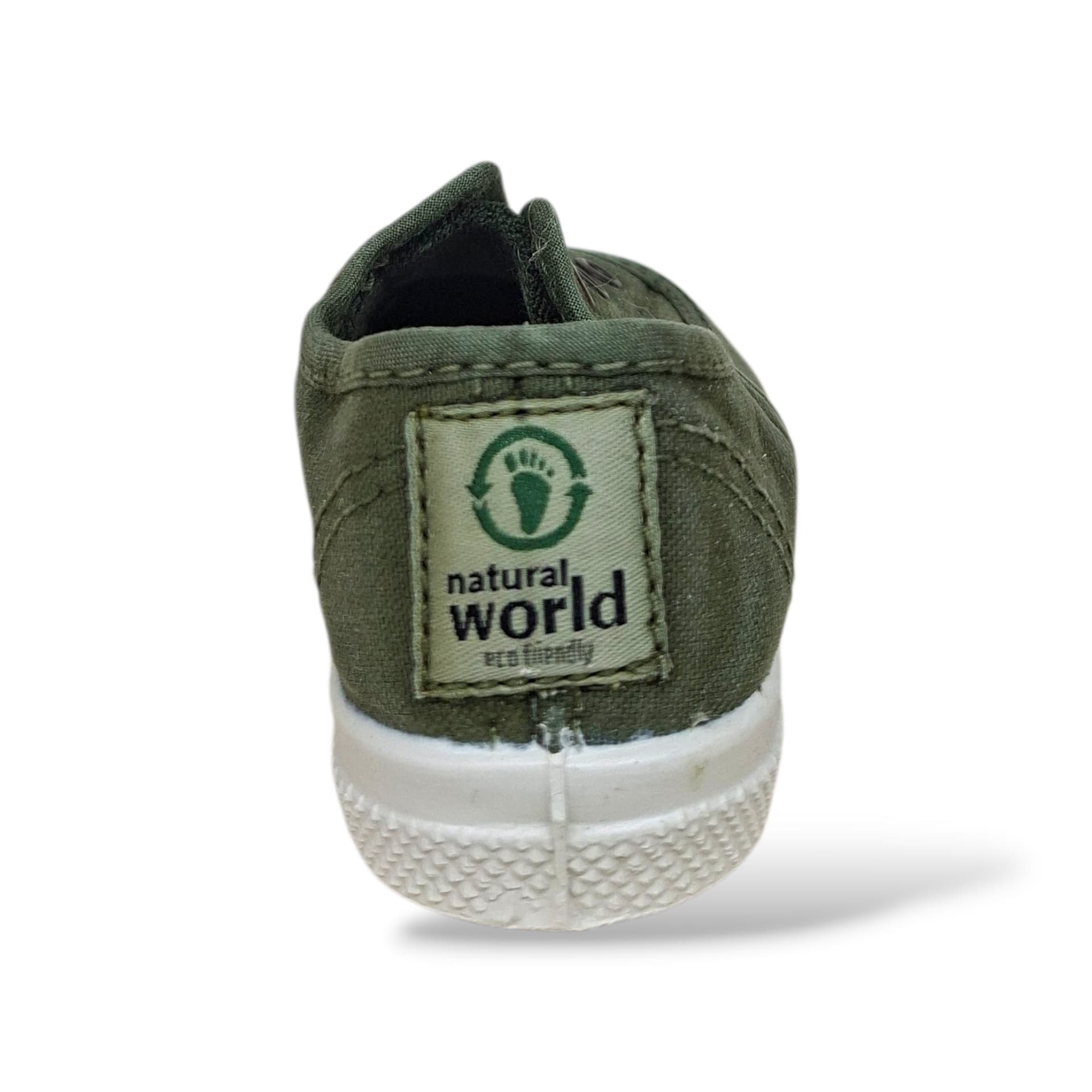 Sneakers Bambini Natural World 470 Verdone Elastico – Scarpe Vegane Traspiranti Primavera Estate - 3