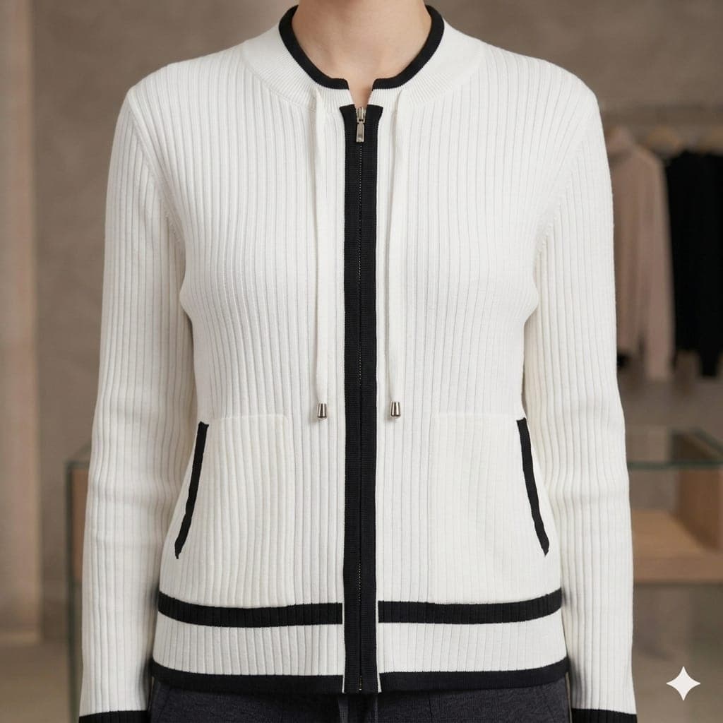 Tuta Donna Primavera/Estate Bisbigli BSE55102/55103 con Zip e Pantalone Palazzo - 2