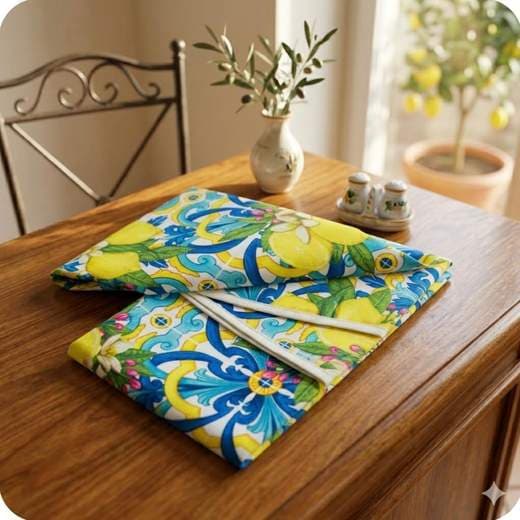 Tovaglia da Tavola Maè Via Roma 60 Freshness X8 Microresinata 140x220 cm - 2