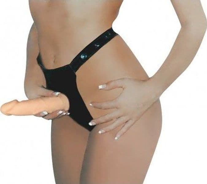 Magic Flesh Ultra-Soft Strap-On 17 cm – Dildo realistico con imbracatura regolabile - 2