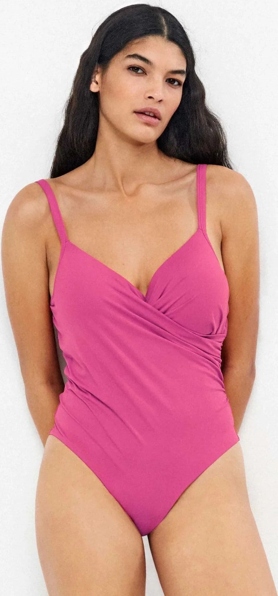 Costume Intero Donna Gisela 2/30371U Plus Size Effetto Controllo con Ferretto - 3