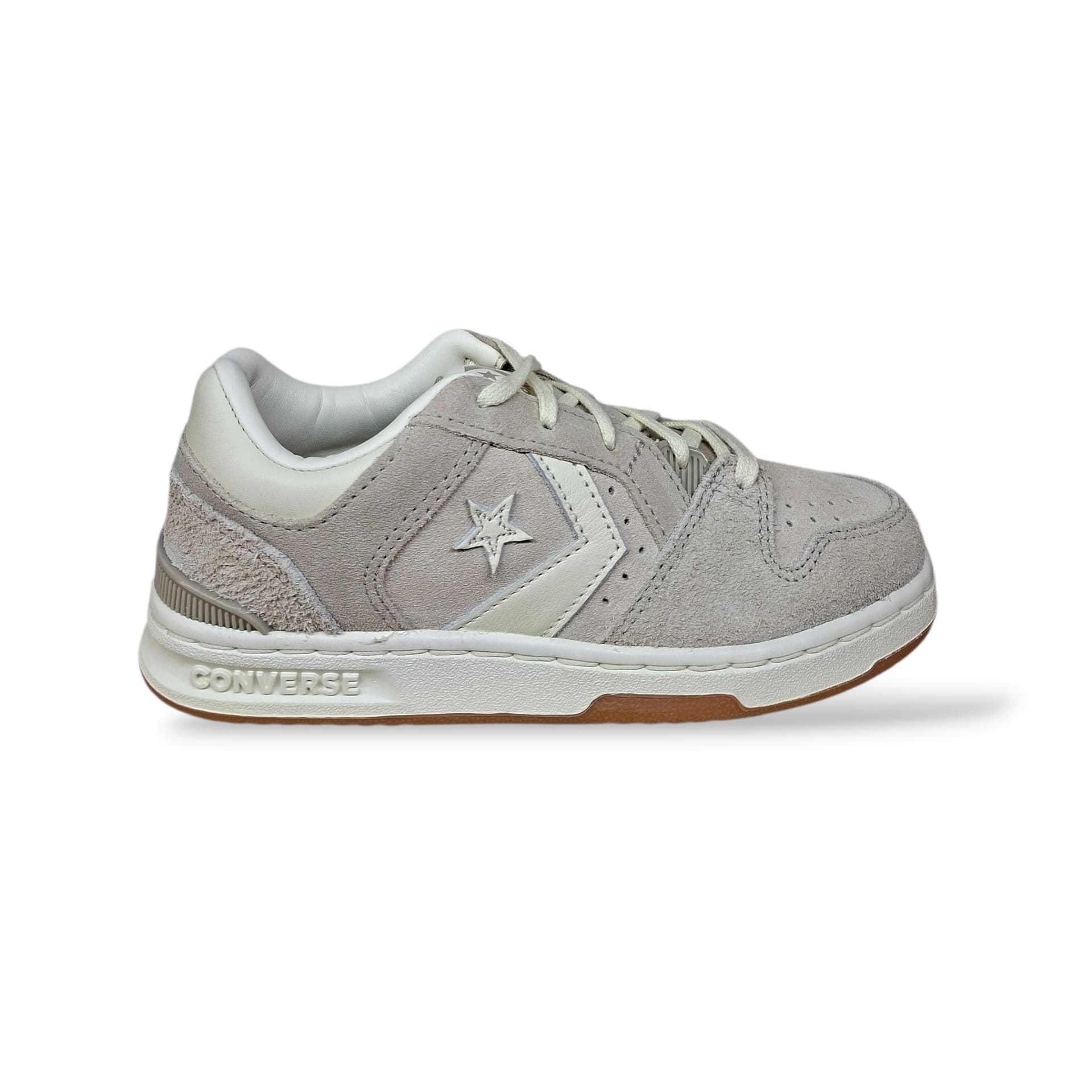 Sneakers Converse Skate Inspired Silhouette A19756C Beige Bianco Uomo e Ragazzo | Suede Premium - 6