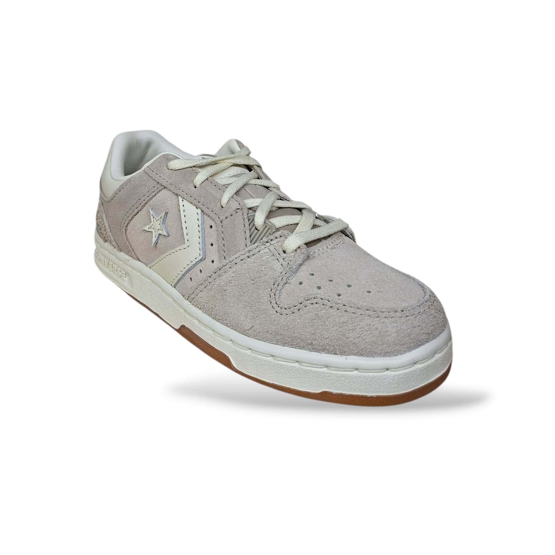 Sneakers Converse Skate Inspired Silhouette A19756C Beige Bianco Uomo e Ragazzo | Suede Premium - 2