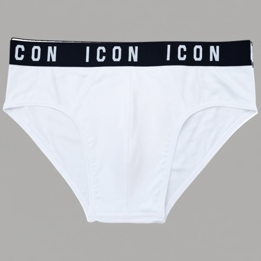 Pack 3 Slip ICON da Uomo con Fascia Logata, Comfort e Stile - 2