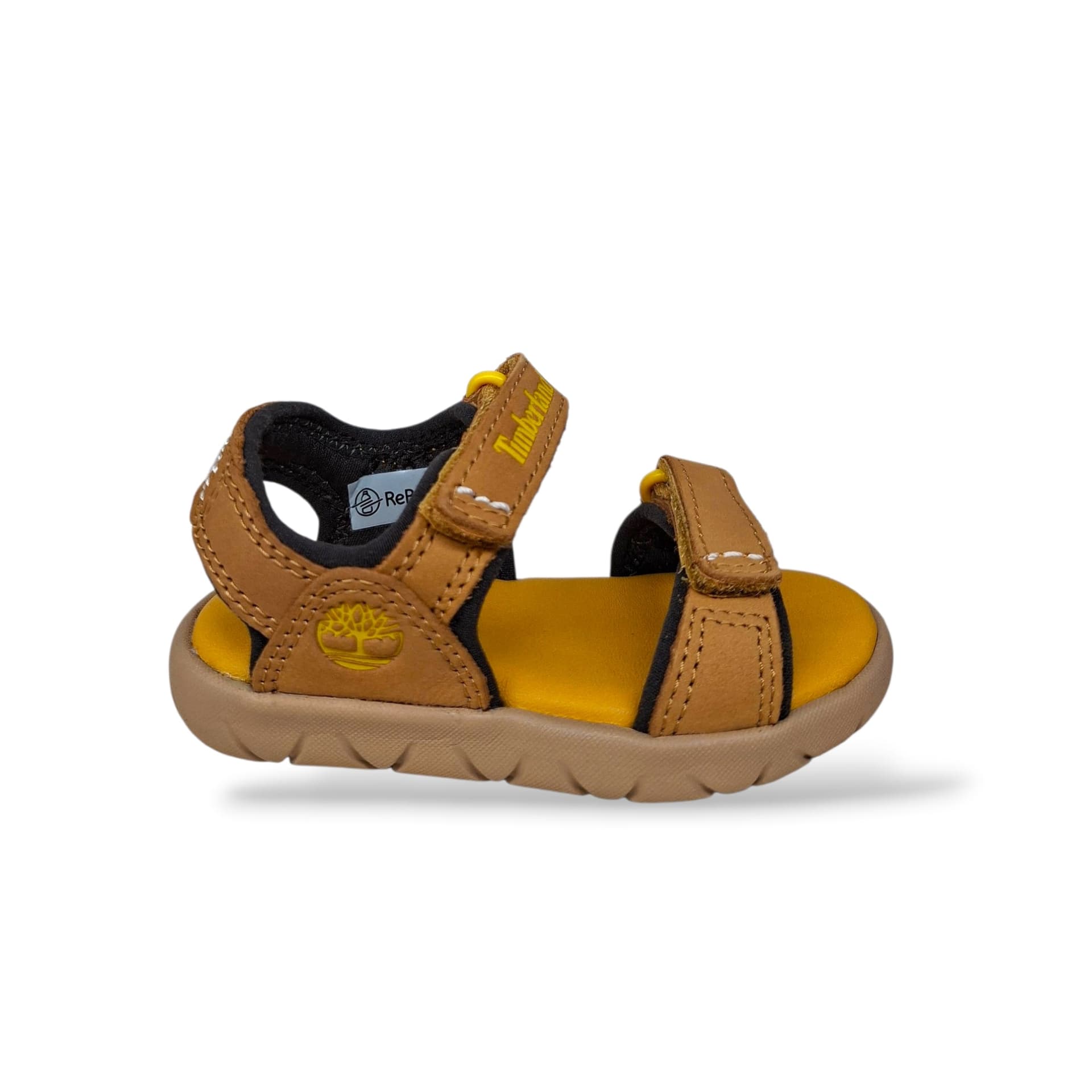 Sandali Bambino Timberland Perkins Row TB0A2AWH754 – Camel e Giallo con Velcro | Avventura e Qualità Outdoor per l'Estate - 6