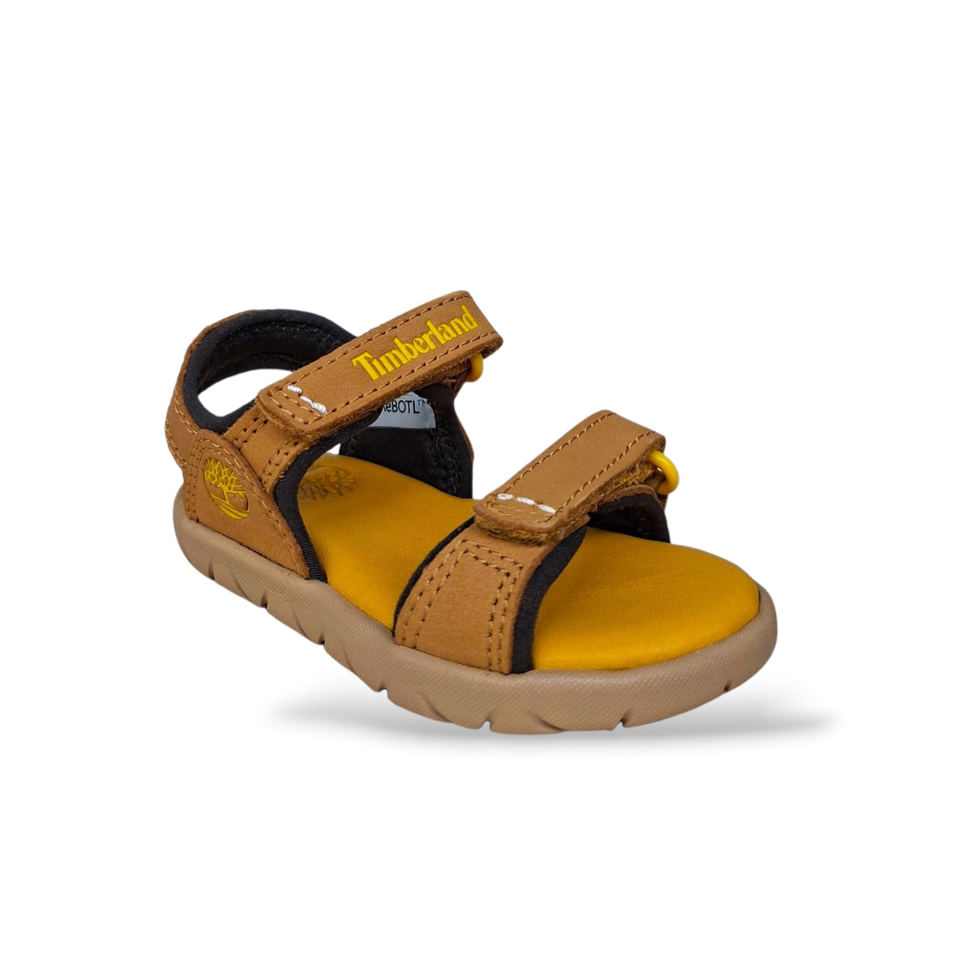 Sandali Bambino Timberland Perkins Row TB0A2AWH754 – Camel e Giallo con Velcro | Avventura e Qualità Outdoor per l'Estate - 2