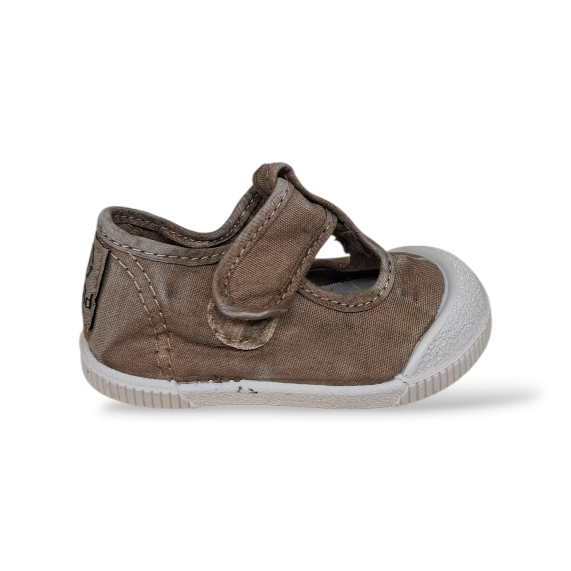 Sneakers Barefoot Bambini Beige Natural World 4521 – Vegane, Velcro, Bio | Scarpetteria Gica - 6