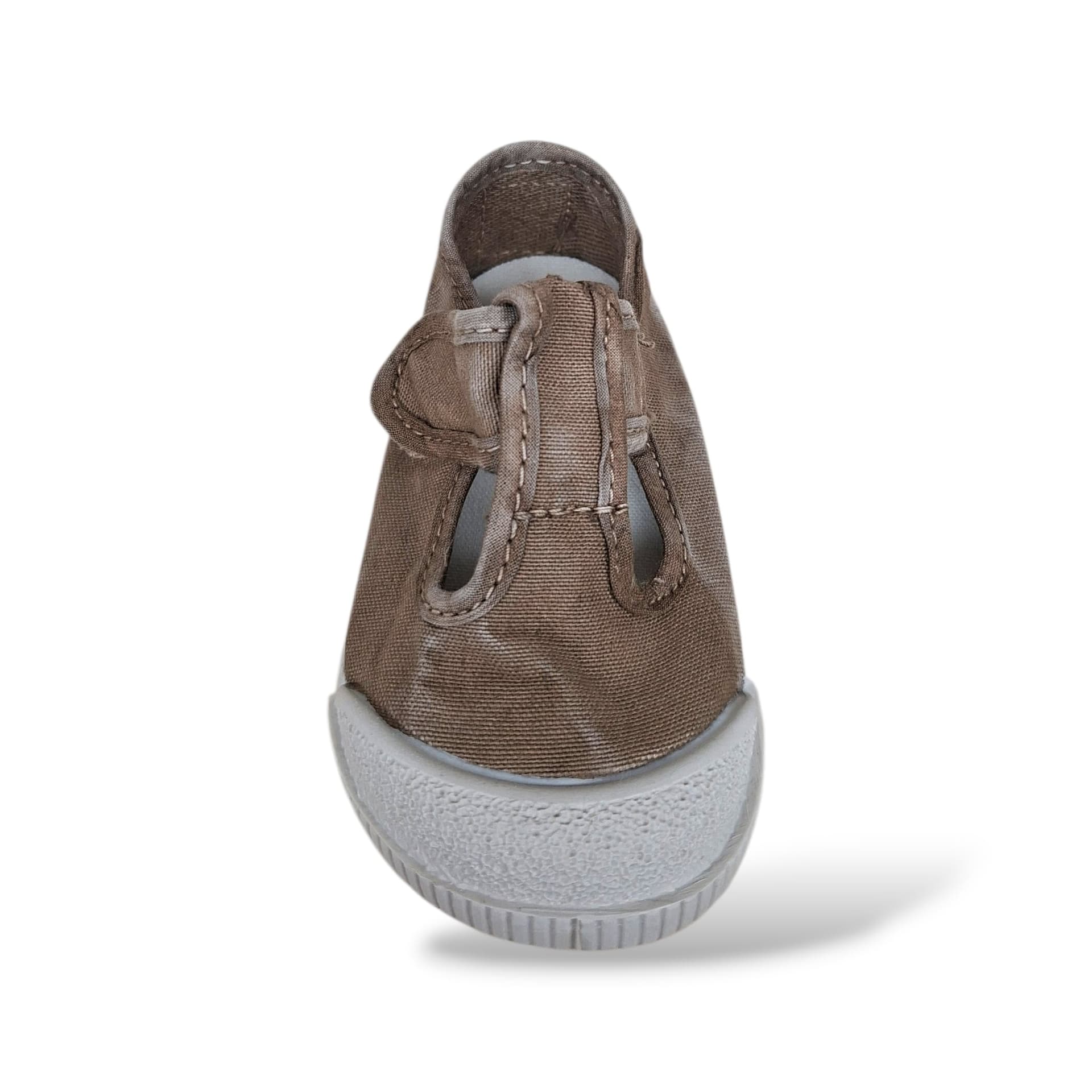 Sneakers Barefoot Bambini Beige Natural World 4521 – Vegane, Velcro, Bio | Scarpetteria Gica - 4
