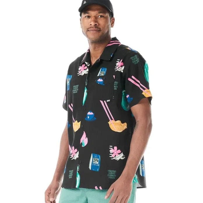 Camicia Picture Mataikona Japan print Multicolor - 3