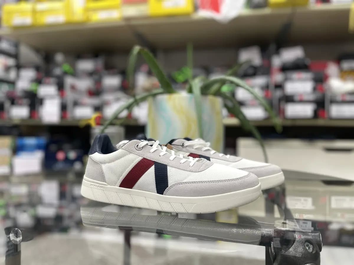 JACK &amp; JONES Sneakers uomo ZAYN COMBO canvas white - 6