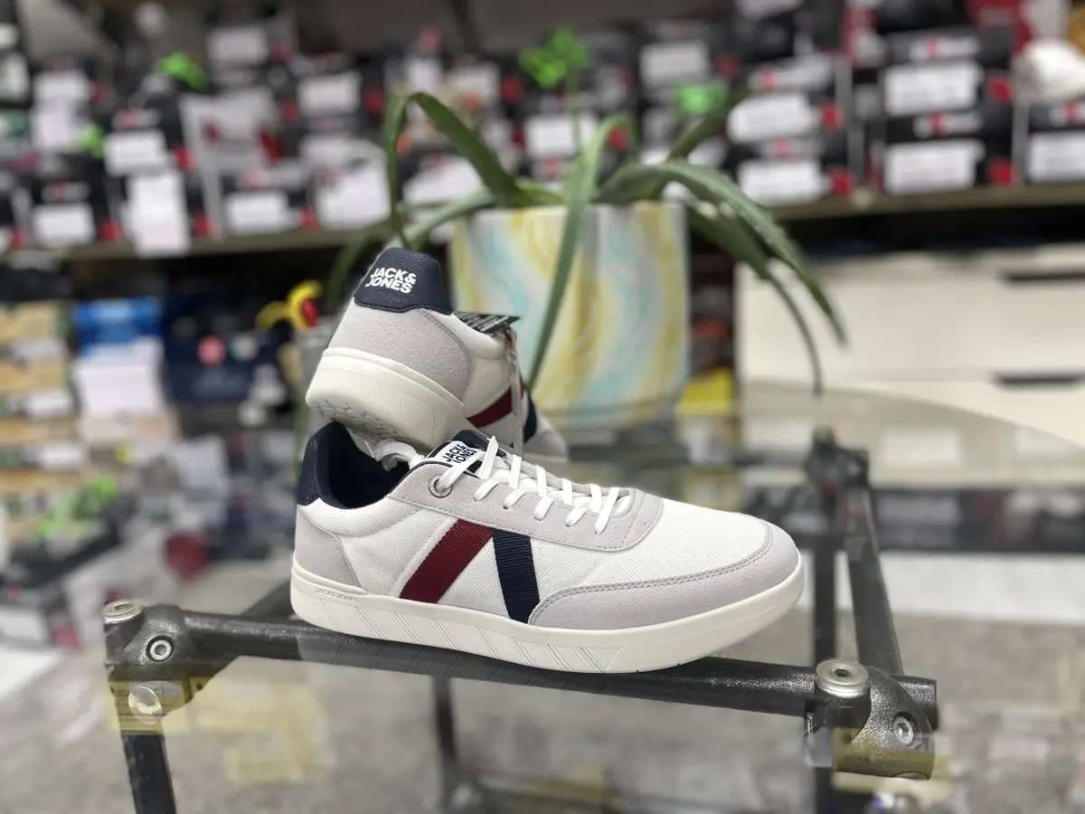 JACK &amp; JONES Sneakers uomo ZAYN COMBO canvas white - 2