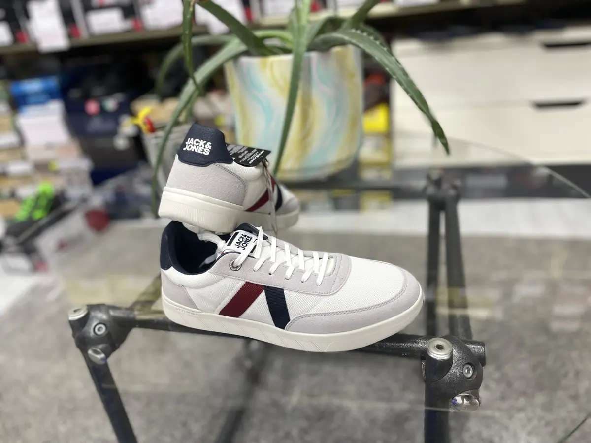 JACK &amp; JONES Sneakers uomo ZAYN COMBO canvas white - 3