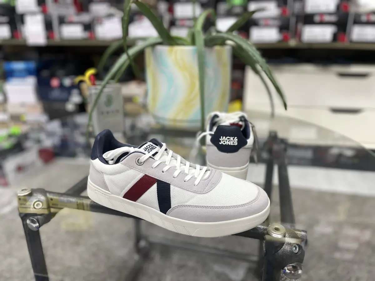 JACK &amp; JONES Sneakers uomo ZAYN COMBO canvas white - 4