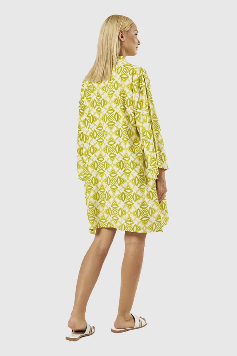 Kaftano lungo Lime | Verde Fashion - 2