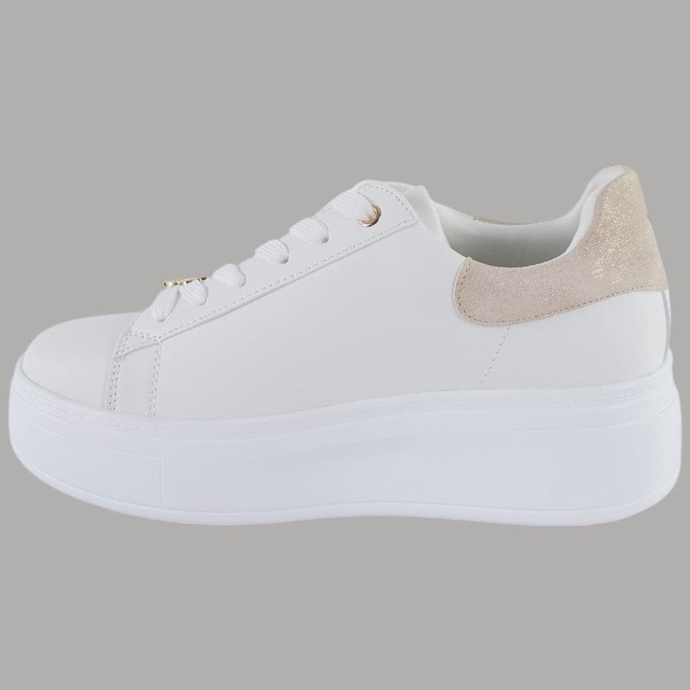 YNot Sneakers Platform Donna Tomaia Essenziale Suola Alta Dettaglio Glitter - 3