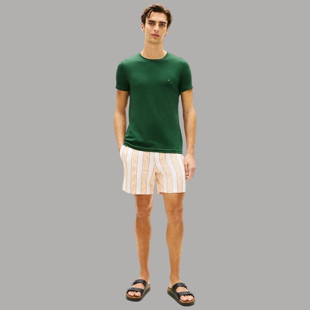 Tommy Hilfiger T-shirt Slim Fit in Cotone con Logo Ricamato - 2