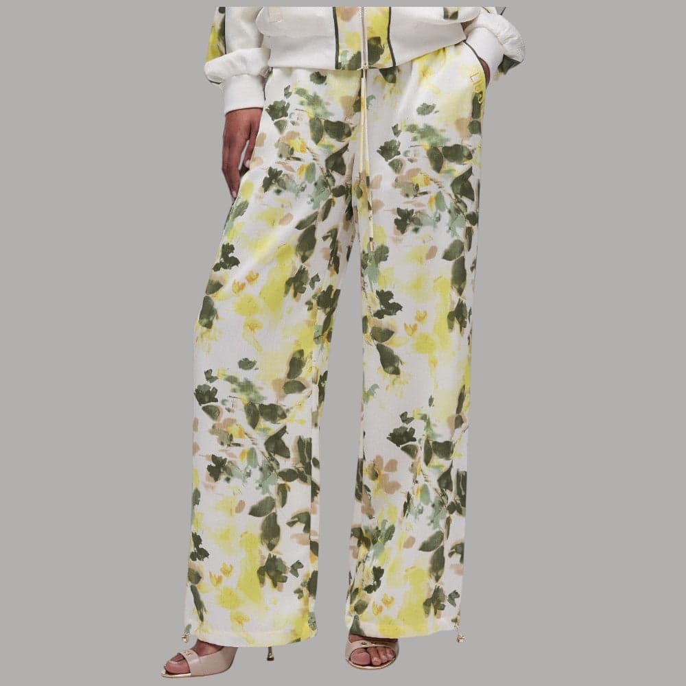 Liu Jo Pantaloni Floreali in Raso con Coulisse Elastico - 7
