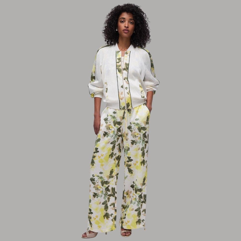 Liu Jo Pantaloni Floreali in Raso con Coulisse Elastico - 5
