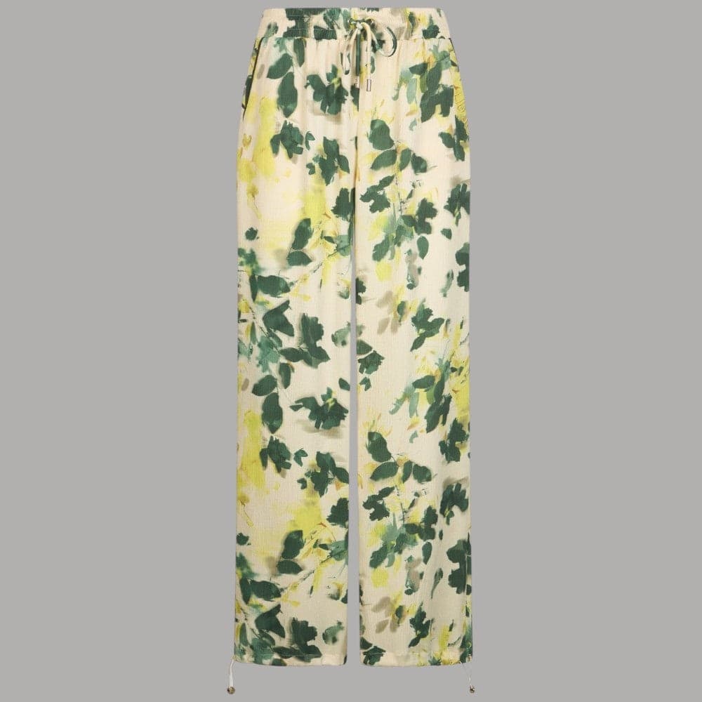 Liu Jo Pantaloni Floreali in Raso con Coulisse Elastico - 6