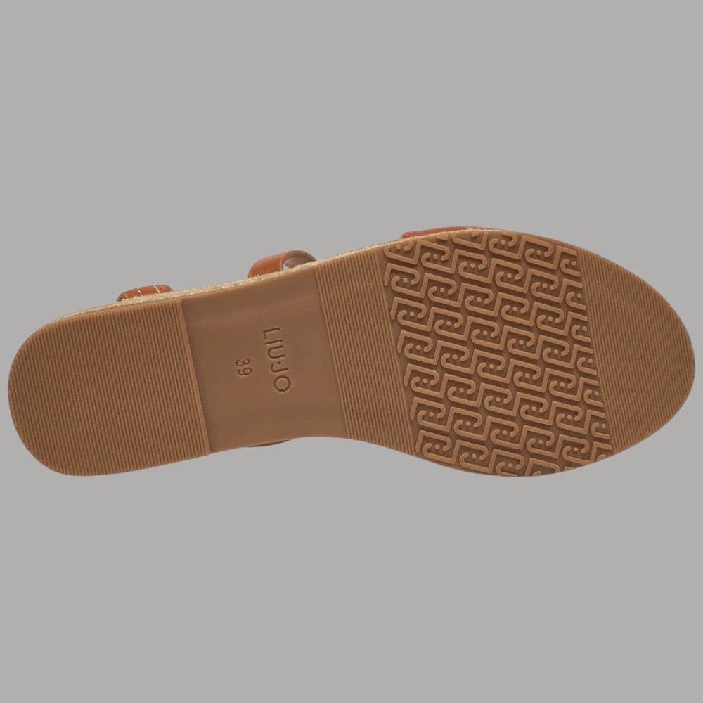Sandalo Cuoio Espadrillas Liu Jo Bali Zeppa 9cm Comfort - 5