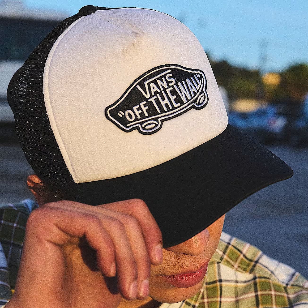 Cappello Vans Classic Patch White Black - 4