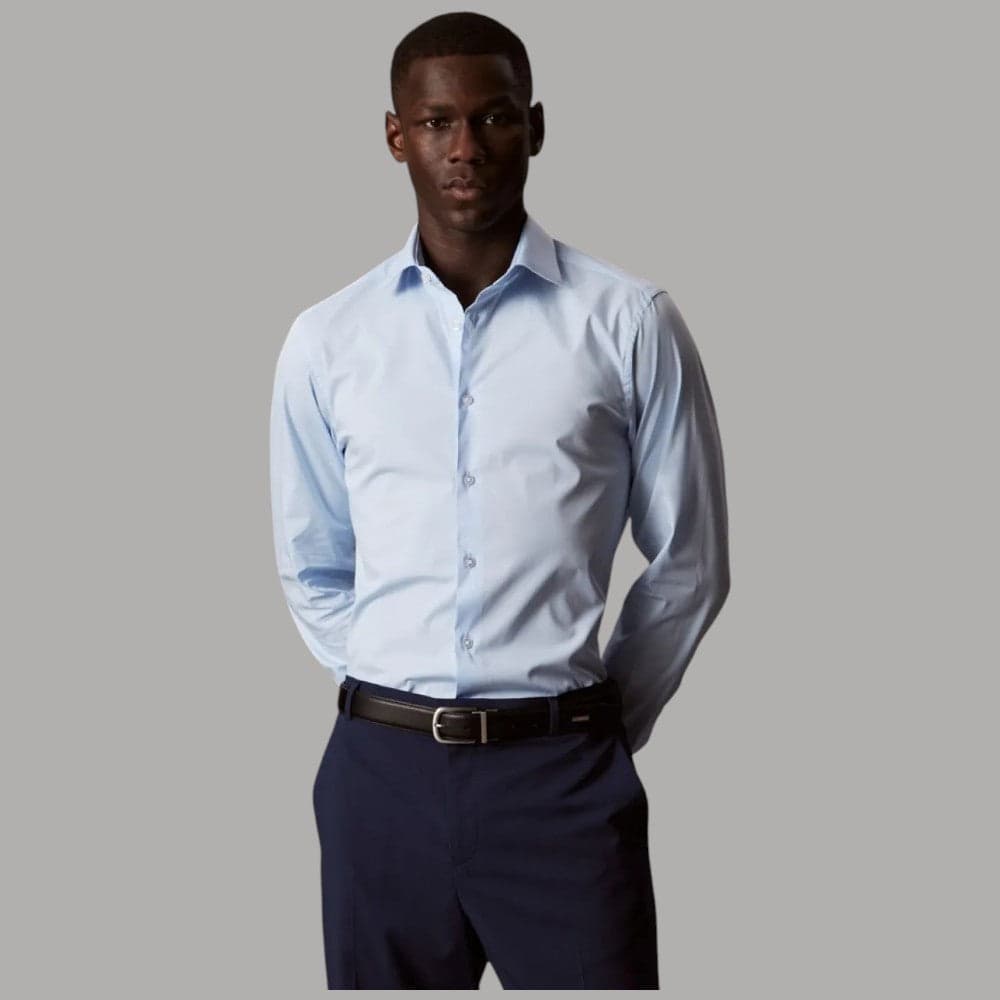 Camicia Calvin Klein Uomo Regular Fit Popelin Elegante LV019EU001 - 17