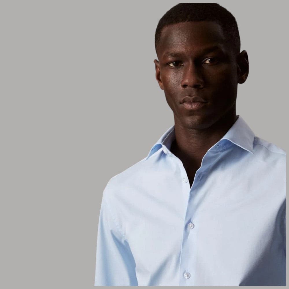 Camicia Calvin Klein Uomo Regular Fit Popelin Elegante LV019EU001 - 13