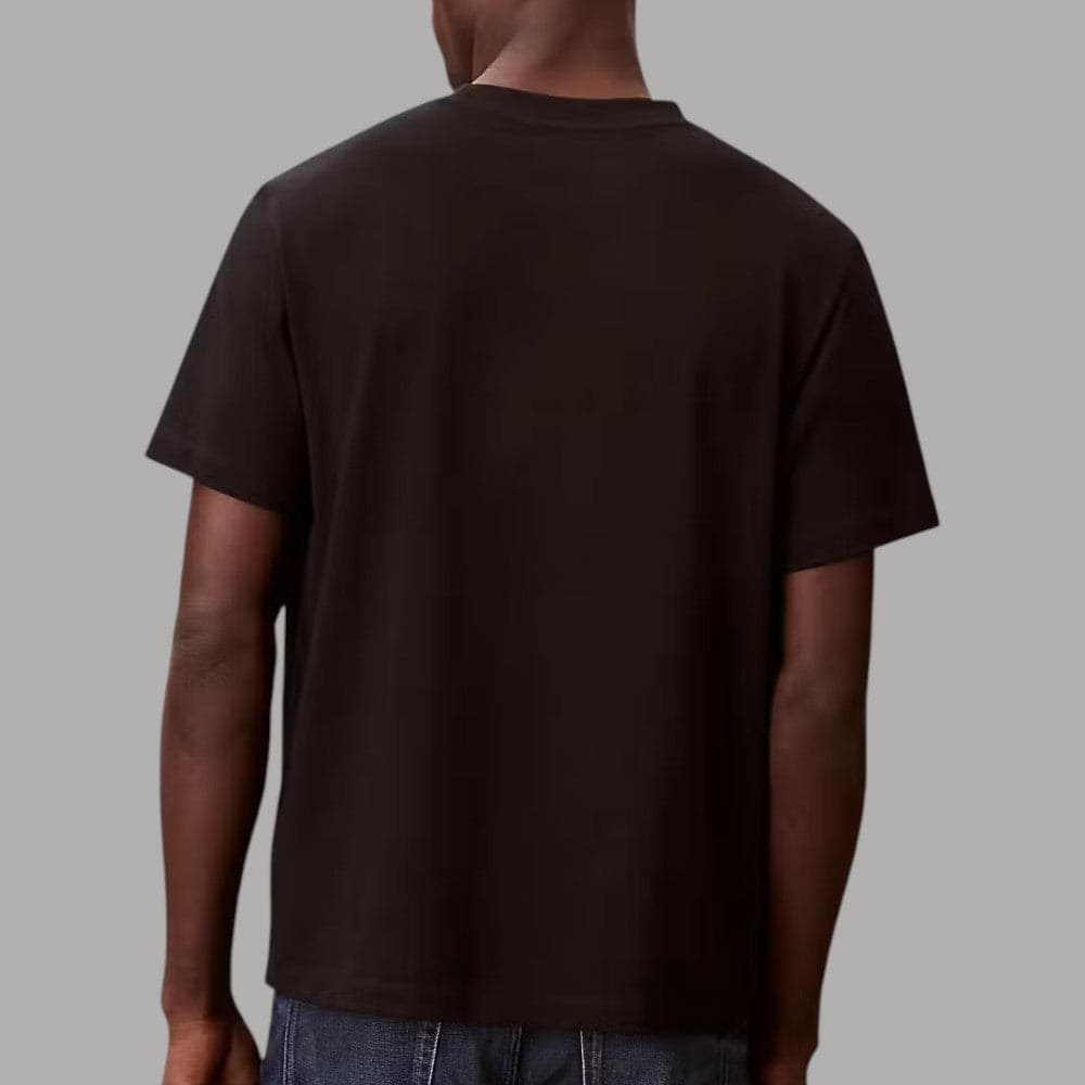 T-shirt Calvin Klein Cotone 100% Logo Metallic Elegante - 2