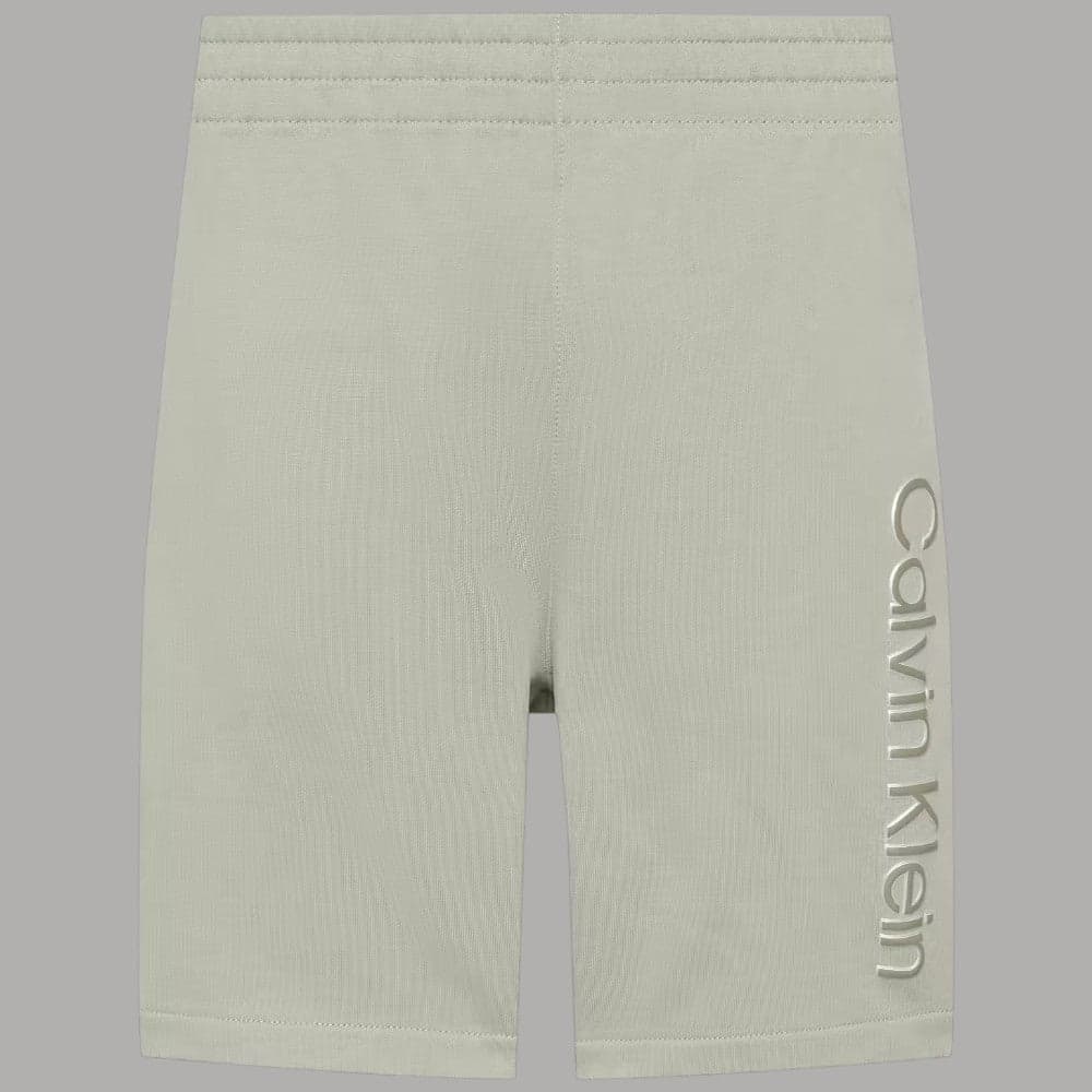 Calvin Klein Pantaloncini Tuta Logo Groffato Cotone Regular - 6