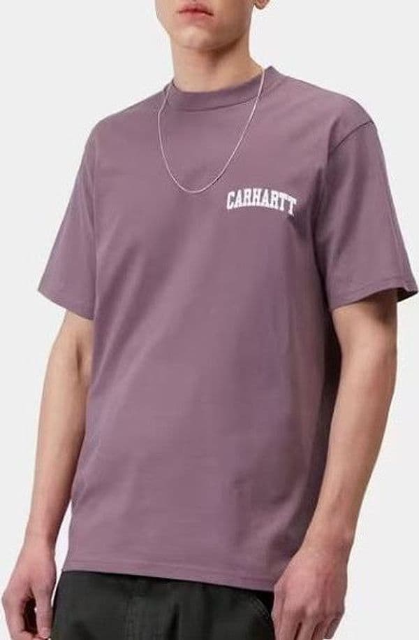 T Shirt Carhartt University Script Purple - 3