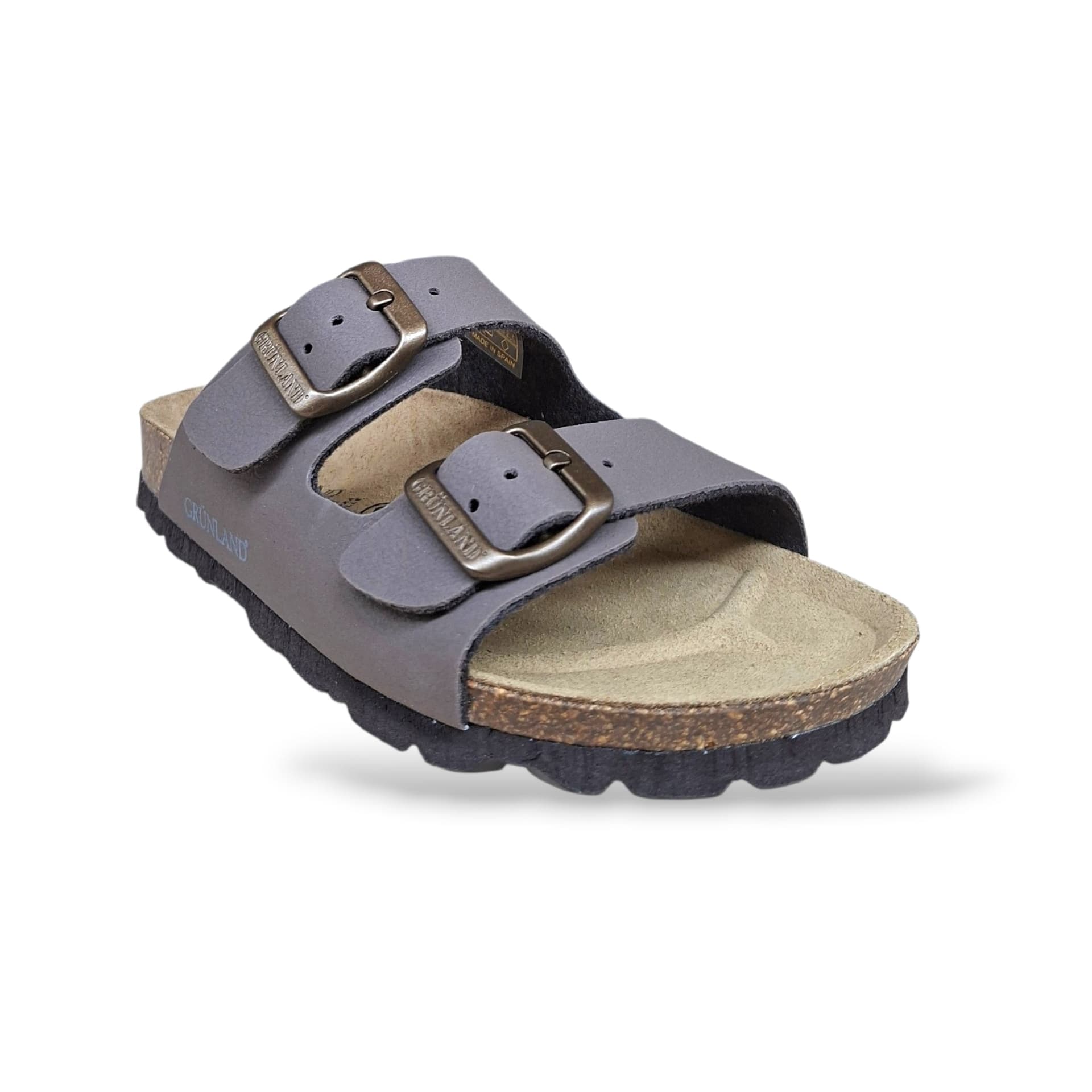 Ciabatta Bio Sughero Bambini e Ragazzi Grunland Junior Luce Testa di Moro – Sottopiede Sughero EVA - 2