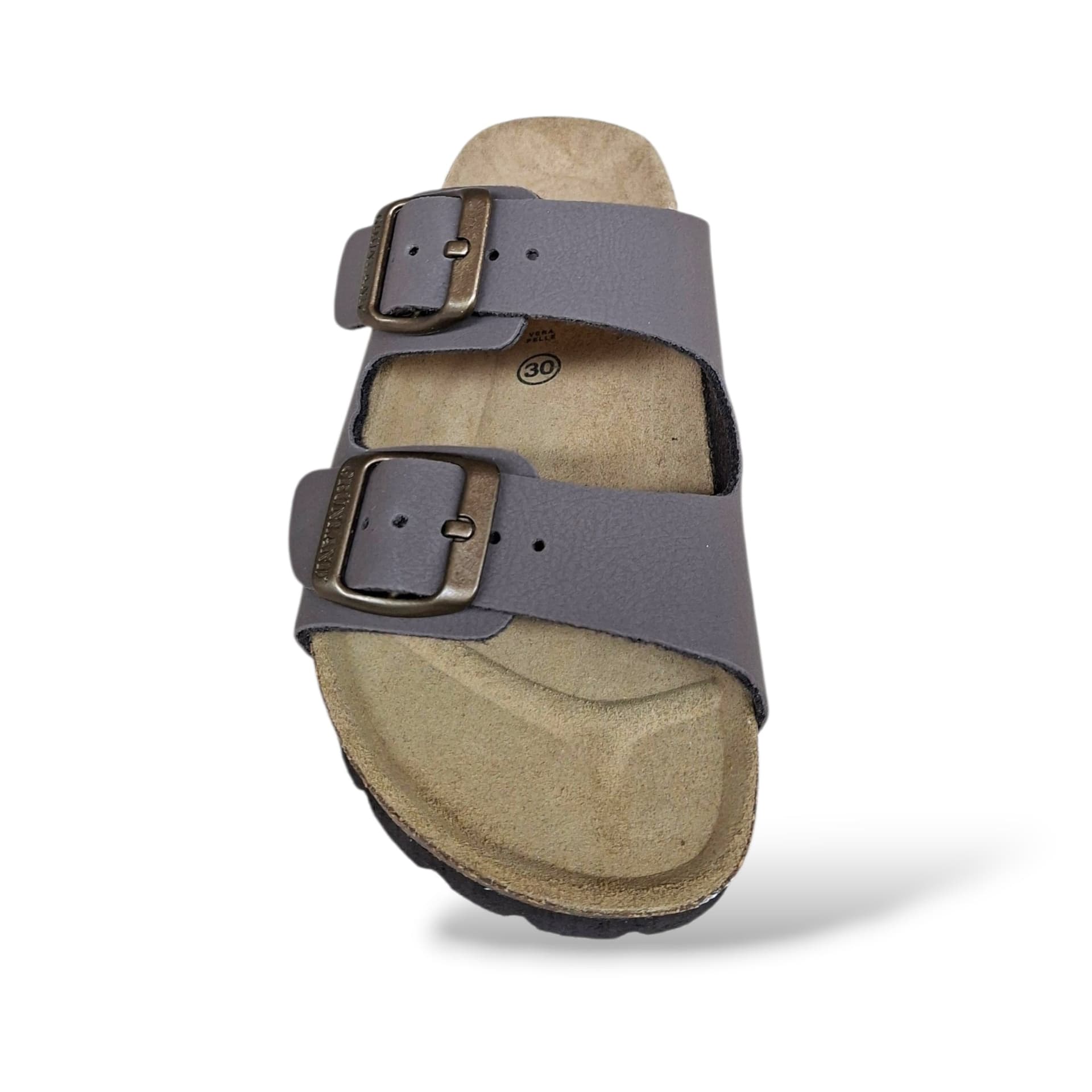 Ciabatta Bio Sughero Bambini e Ragazzi Grunland Junior Luce Testa di Moro – Sottopiede Sughero EVA - 4
