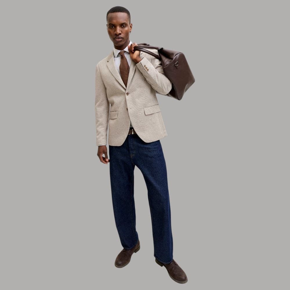 Giacca Blazer Slim Fit Martin in Jersey Leggero - Jack Jones - 3