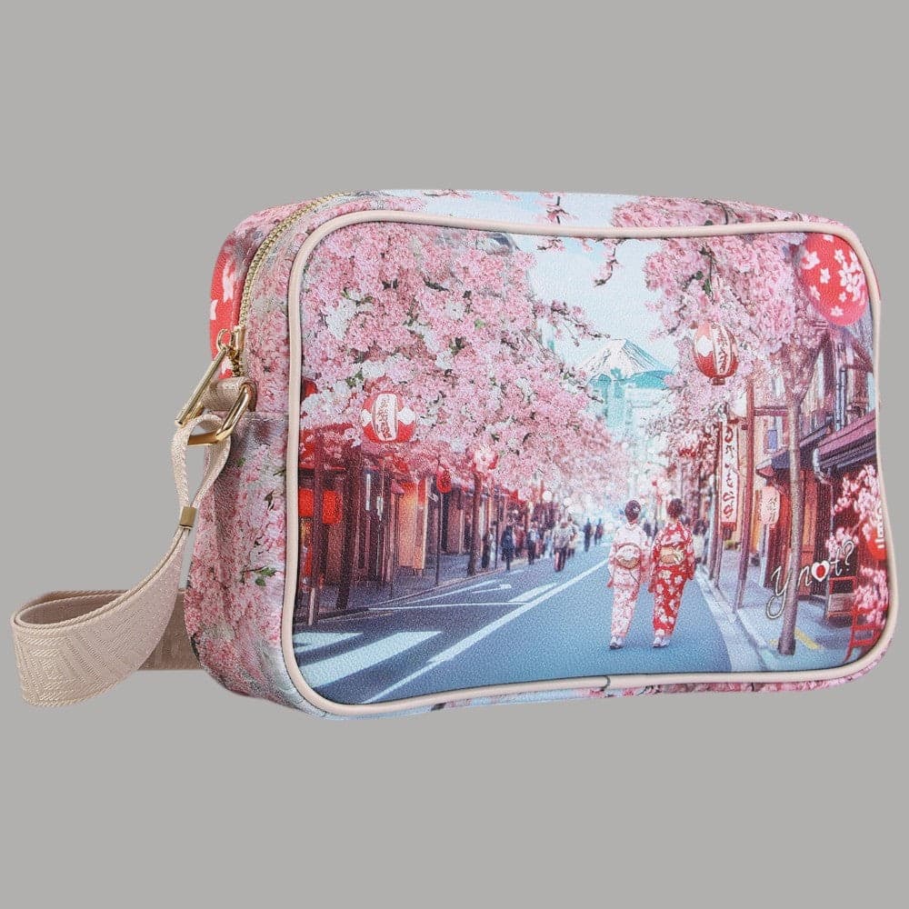 YNot Borsa a Tracolla Media Stampa Città Zip Sicura Tasca Esterno - 11