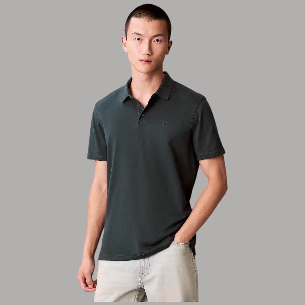Elegante Polo Calvin Klein Cotone Pima Morbido e Rinfrescante - 5