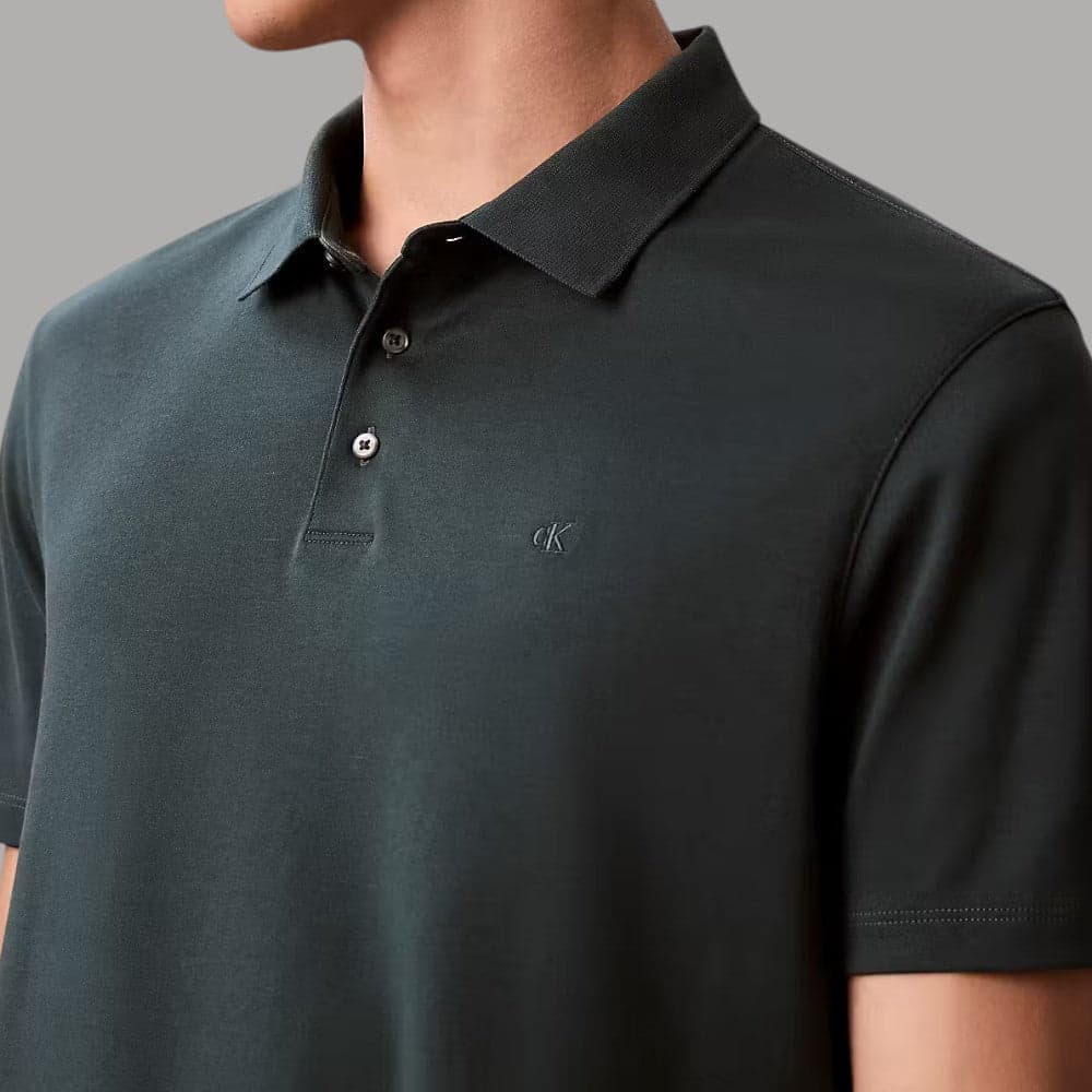 Elegante Polo Calvin Klein Cotone Pima Morbido e Rinfrescante - 3