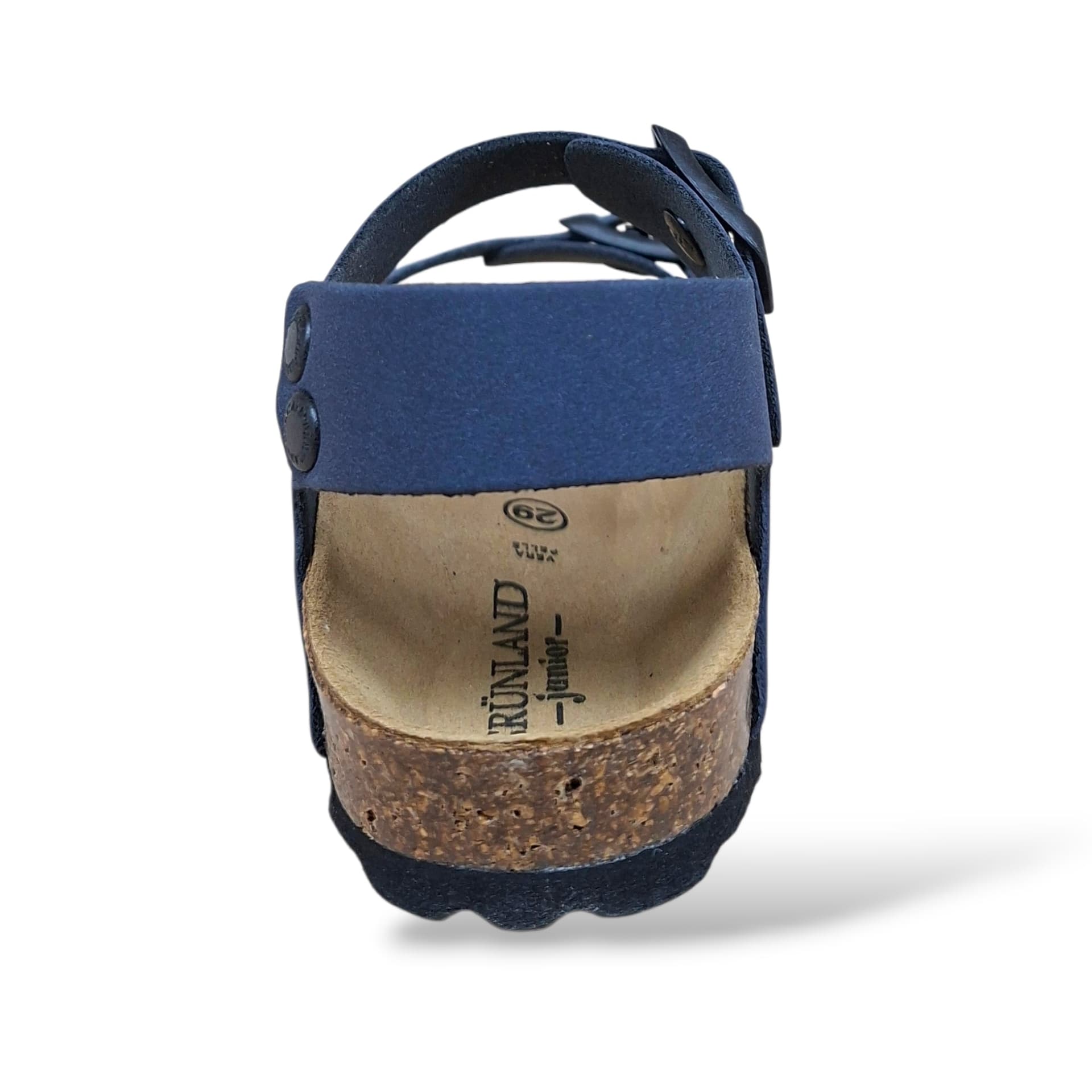 Sandalo Bio Sughero Bambini e Ragazzi Grunland Junior Luce Blu – Fibia Sottopiede Sughero EVA Unisex - 3