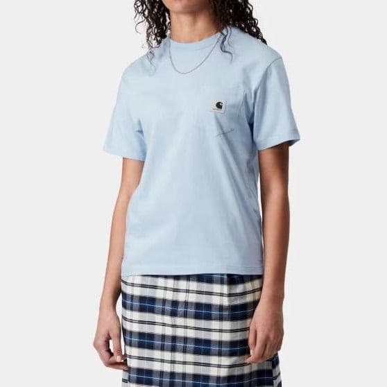 T shirt Carhartt W Pocket Aqua - 2