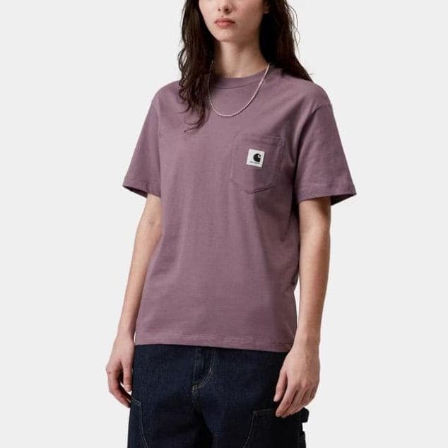 T shirt Carhartt W Pocket Purple - 2