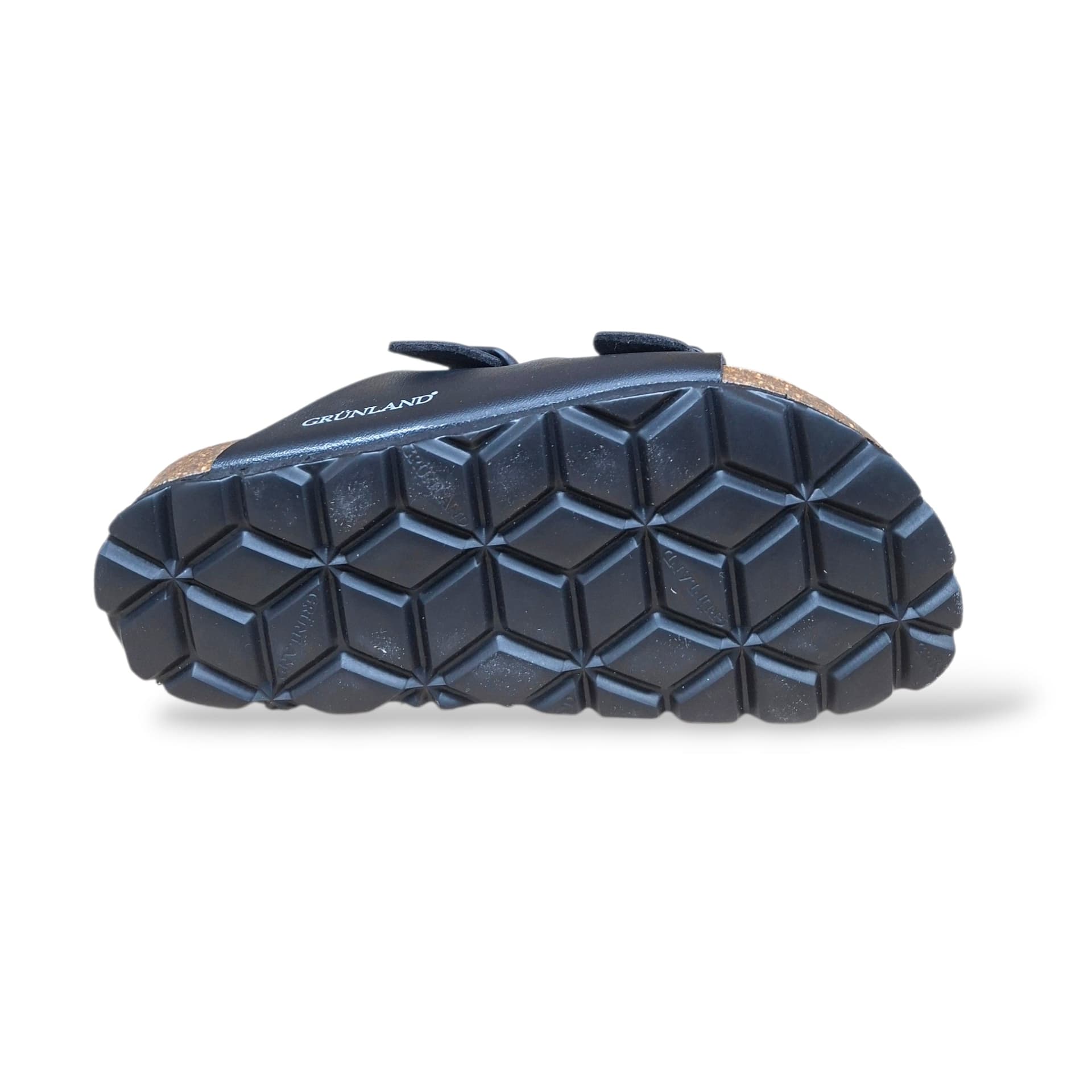 Ciabatta Bio Sughero Bambini e Ragazzi Grunland Junior Luce Nero – Sottopiede Sughero EVA - 5