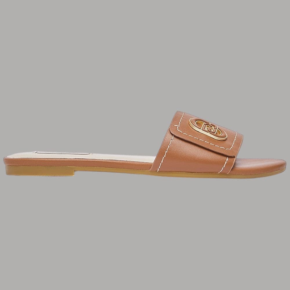 Ciabatte Flat Pelle Liu Jo con Logo Monogram SANDY 03 - 7