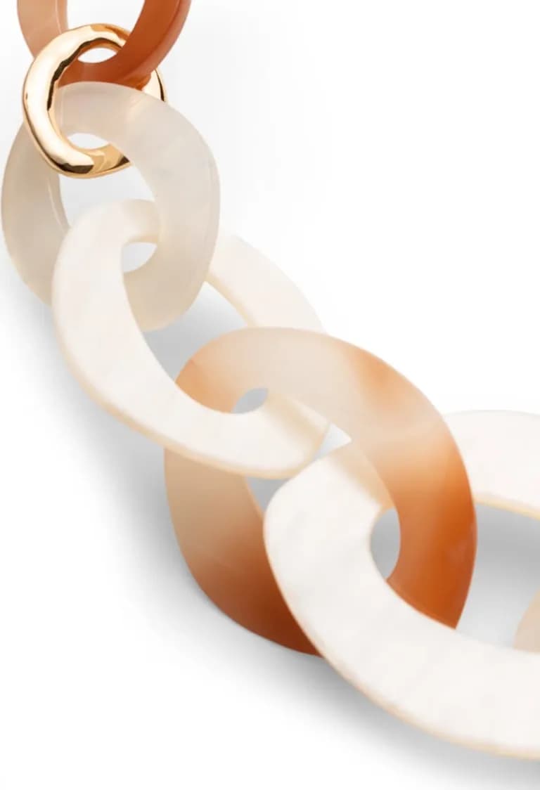 Collana girocollo con anelli in acrilico | MYA ACCESSORIES - 2