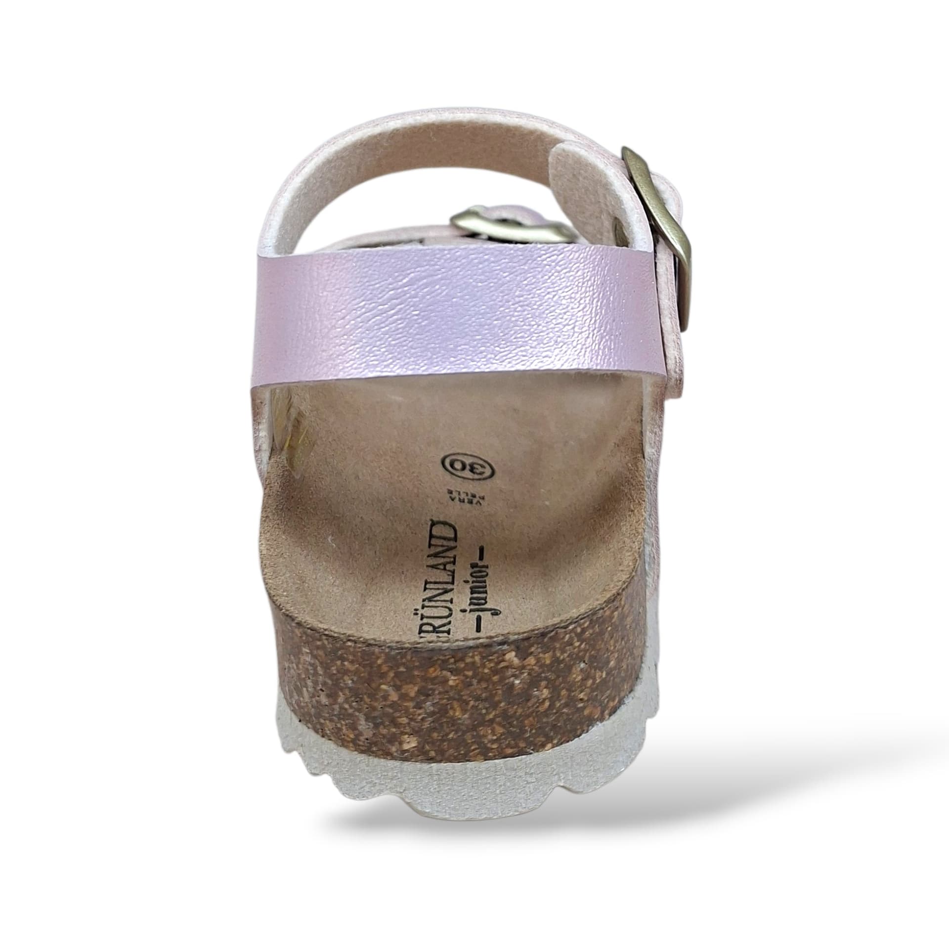 Sandalo Bio Sughero Bambine e Ragazze Grunland Junior Luce Pink – Fibia Sottopiede Sughero EVA - 3