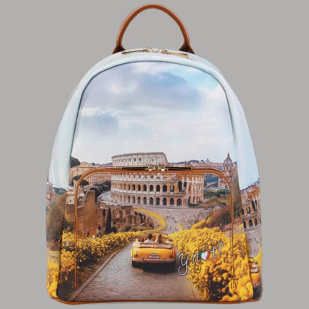 YNot Zaino Donna Yesbag Medio Stampa Città Pratico e Versatile - 9
