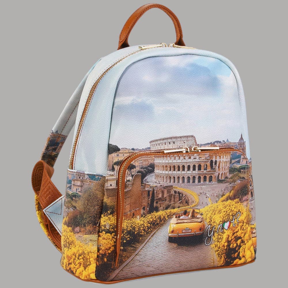 YNot Zaino Donna Yesbag Medio Stampa Città Pratico e Versatile - 2