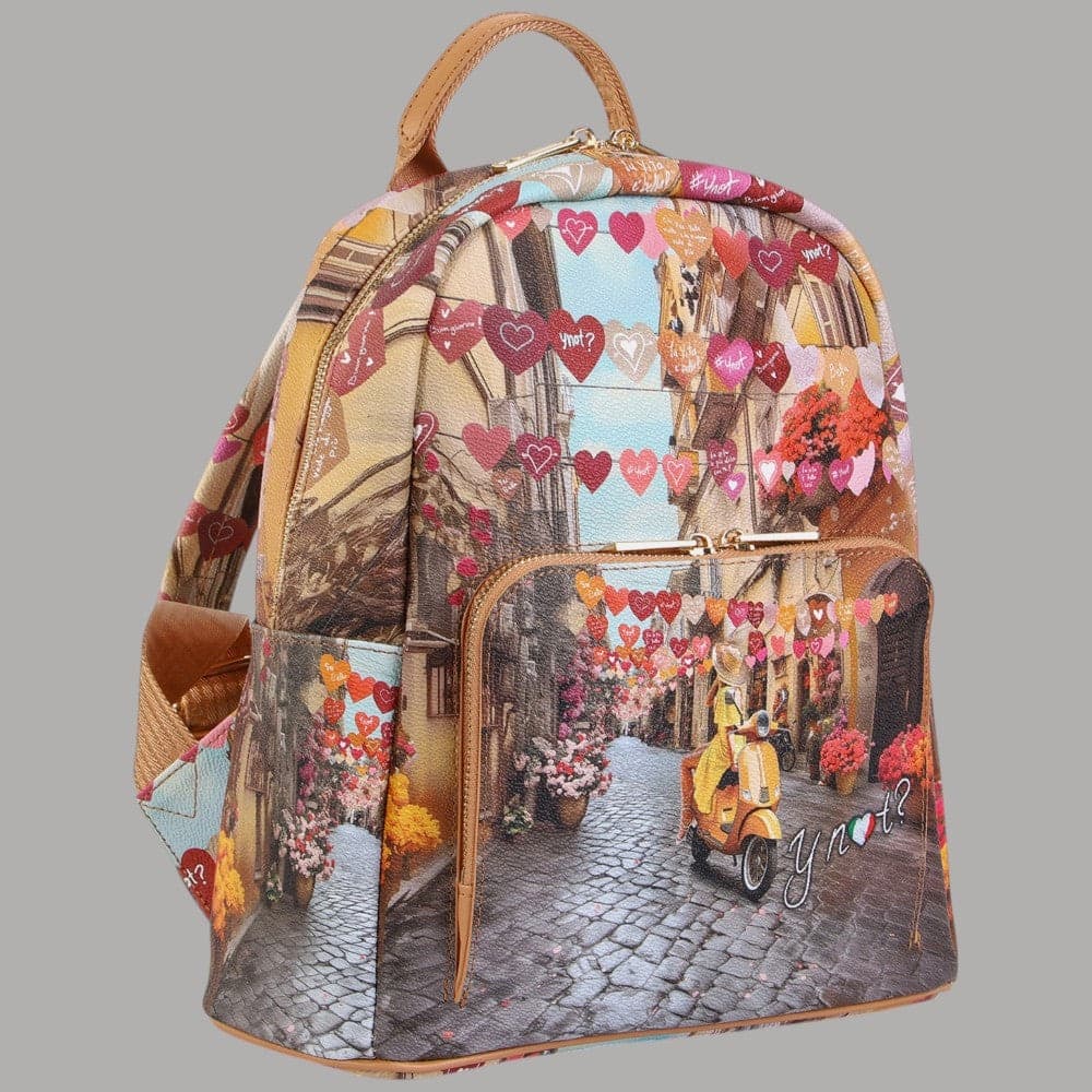 YNot Zaino Donna Yesbag Medio Stampa Città Pratico e Versatile - 8